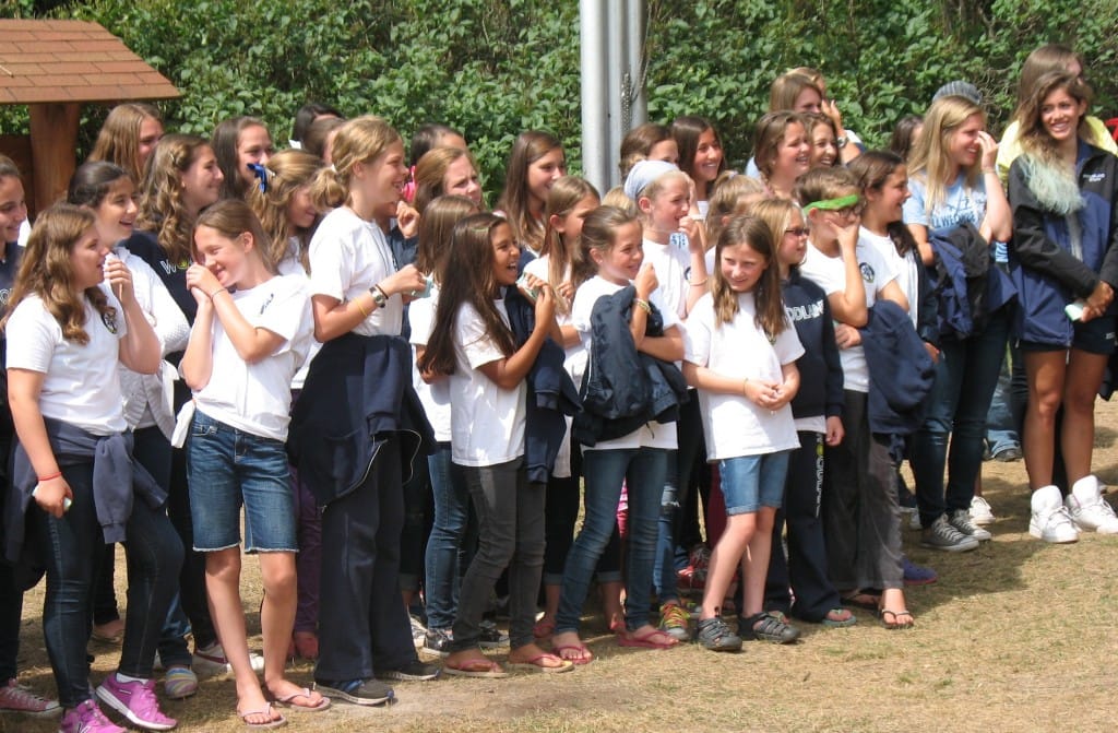 The Woodland Judges delivering their verdict via applause.