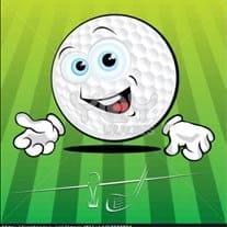 Nice try Mr. Golf Ball, but Alejandro has better dimples!