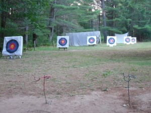 Archery ranks are based on a combination of scores and distance from the target.