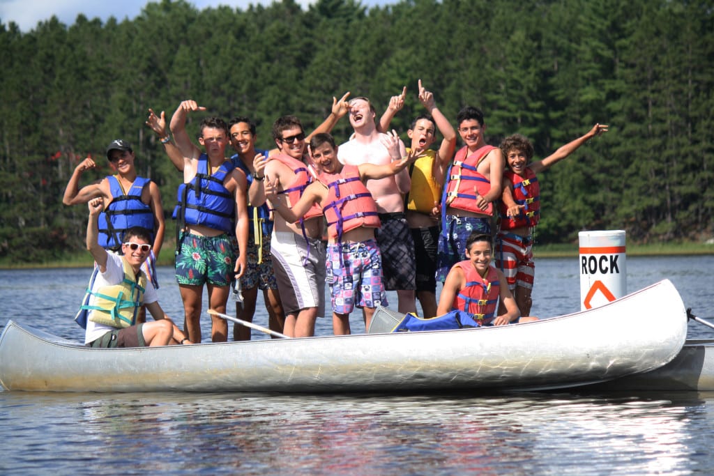 The boys found the rock!