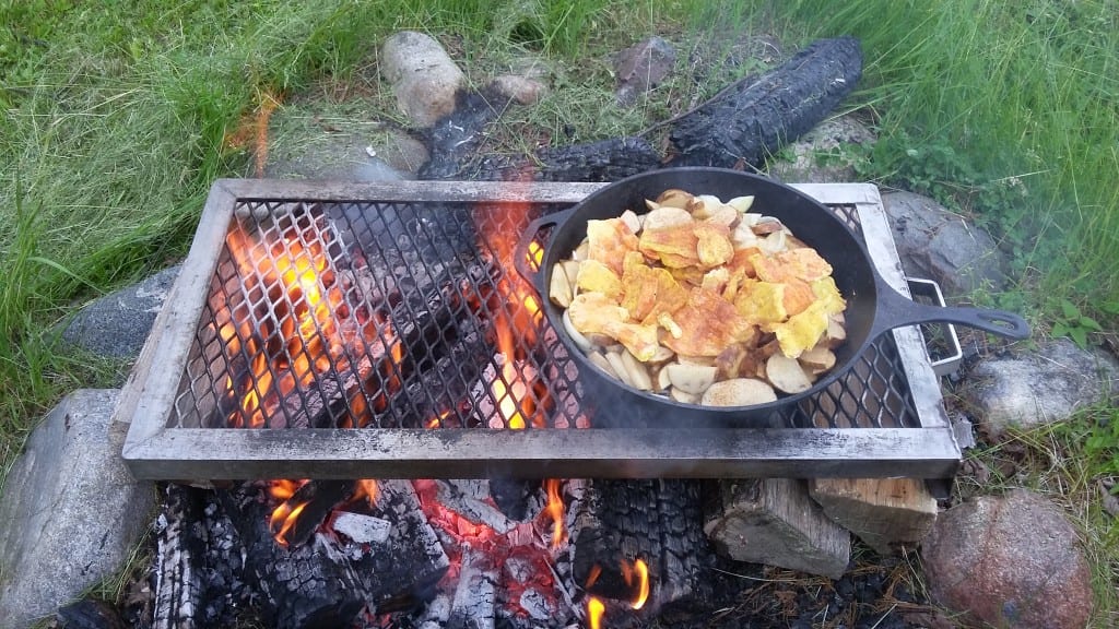 Leveling up our camp cookout skills with some wild mushrooms.